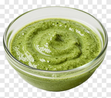 Bowl Of Green Sauce PNG