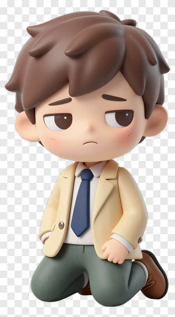 Chibi Boy In A Suit PNG