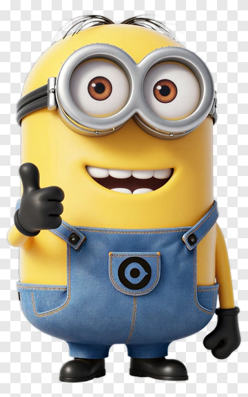 Cartoon Minion Giving A Thumbs Up PNG