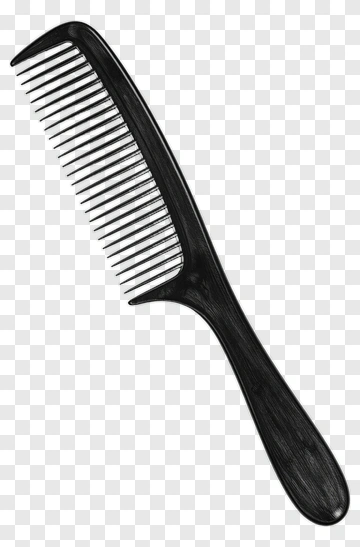 Black Hair Comb PNG