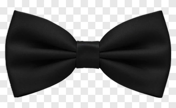 Black Bow Tie PNG