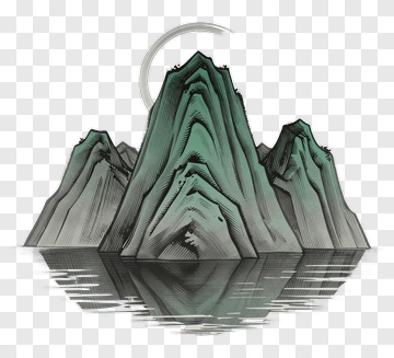 Mountain Landscape Reflection PNG