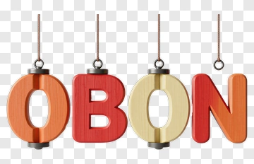 Obon Festival Decorative Letters PNG