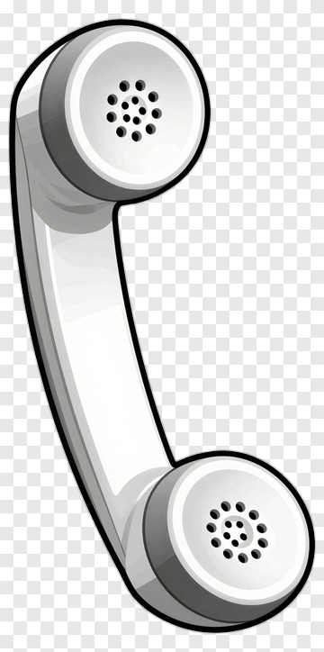 Vintage Telephone Handset PNG