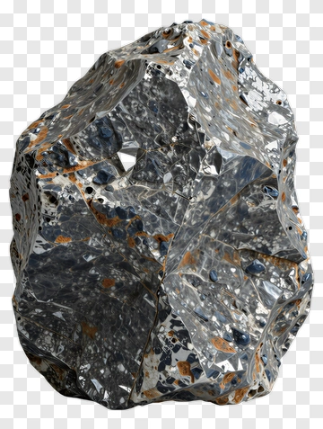 Natural Rock With Shiny Surface PNG