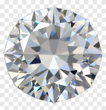 Round Diamond With Brilliant Cut PNG