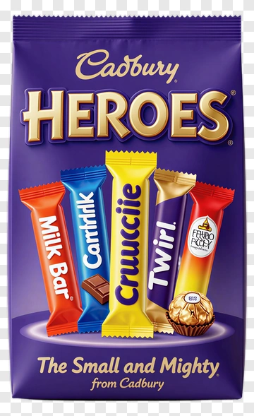 Cadbury Heroes Chocolate Selection Pack PNG