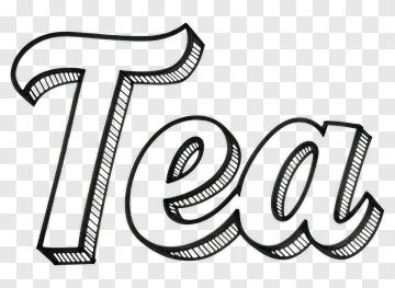 Tea Text Illustration PNG