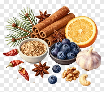 Colorful Ingredients For Cooking PNG