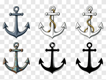 Collection Of Cartoon Anchors PNG