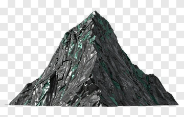 3D Mountain Peak PNG