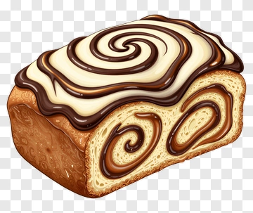 Chocolate Swirl Cake PNG