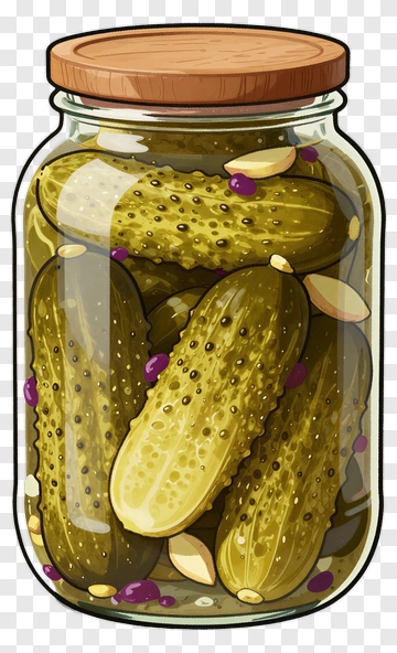 Jar Of Pickles PNG