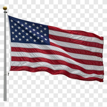 American Flag Waving PNG