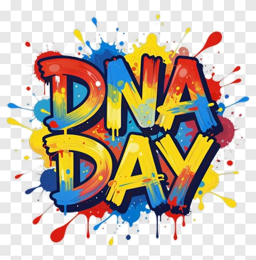 Dna Day Celebration Graphic PNG