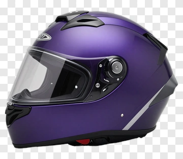 Purple Motorcycle Helmet PNG