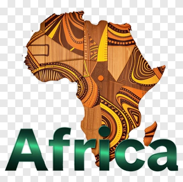 Artistic Map Of Africa PNG
