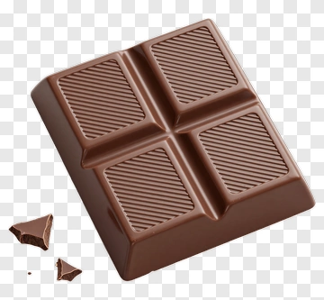 Chocolate Bar With Pieces PNG