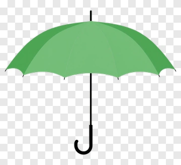 Green Umbrella PNG