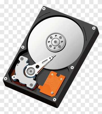 3D Hard Disk Drive PNG