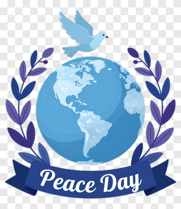 Peace Day With Dove And Earth PNG