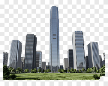 Modern Skyscraper In Urban Landscape PNG