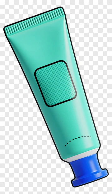 Mint Green Tube Of Cream PNG