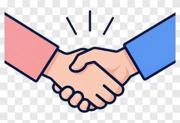 Handshake Illustration PNG