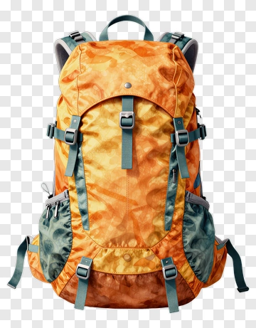 Colorful Backpack PNG