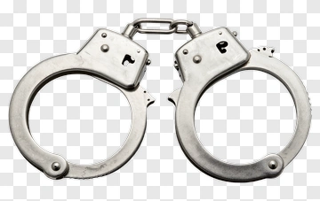 Metal Handcuffs PNG