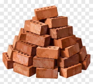Pile Of Red Bricks PNG