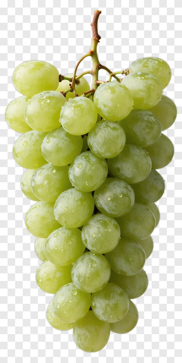 Fresh Green Grapes PNG