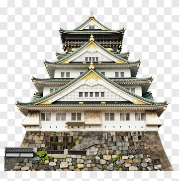 Japanese Castle Architecture PNG