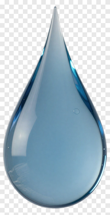 Blue Water Drop PNG