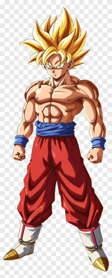 Super Saiyan Character PNG