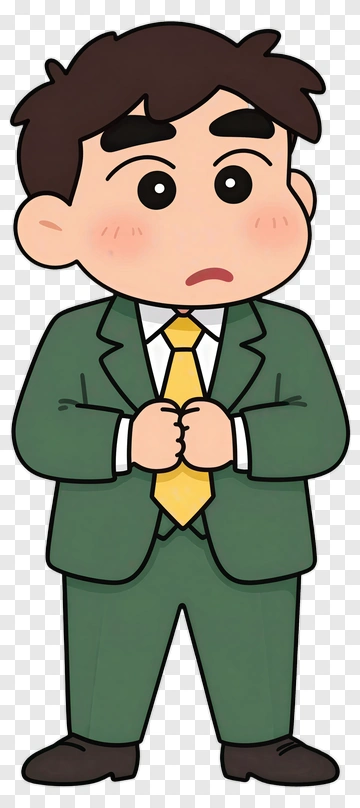 Cartoon Businessman In A Green Suit PNG