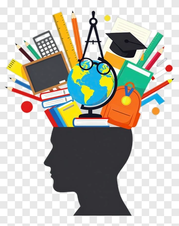 Education Concept With Globe And School Supplies PNG