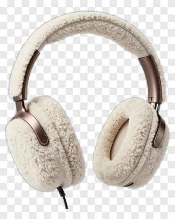 Fuzzy Headphones PNG