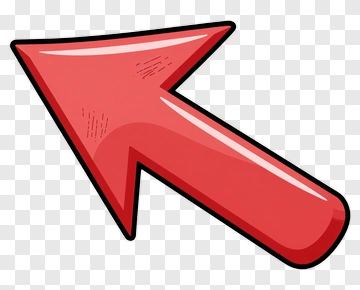 Red Cartoon Arrow PNG