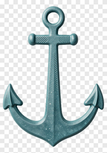 Teal Anchor PNG