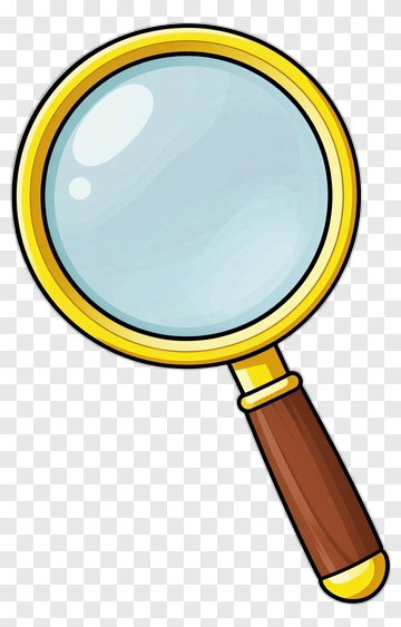 Cartoon Magnifying Glass PNG