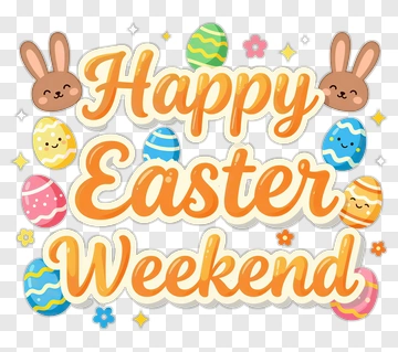 Happy Easter Weekend PNG