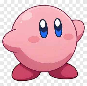 Cartoon Character Kirby PNG