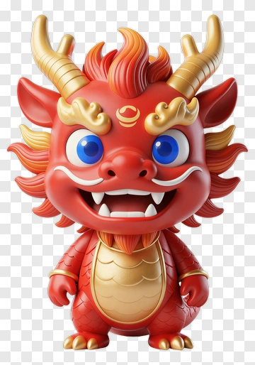 Cartoon Dragon Character PNG