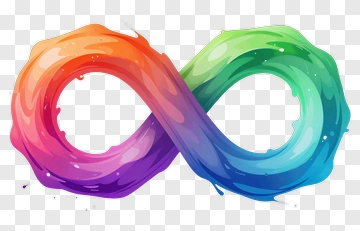 Colorful Infinity Symbol PNG