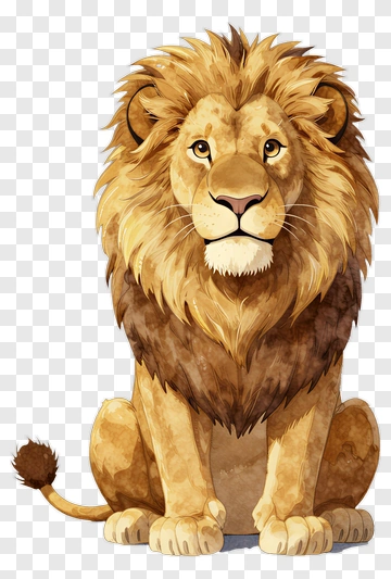 Cartoon Lion PNG