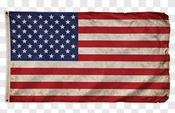 Worn American Flag PNG