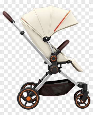 Modern Baby Stroller With Canopy PNG
