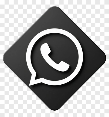 Whatsapp Logo In Black Background PNG