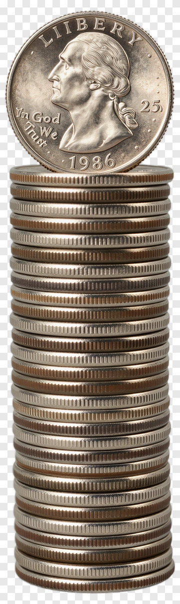 Stack Of Quarters PNG
